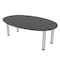 Skutchi Designs 45.25 in W, 71.5 in L, 29 in H, Engineered Wood Top, Grey HAR-BOVL-46X72-PT-AN - alternate 1